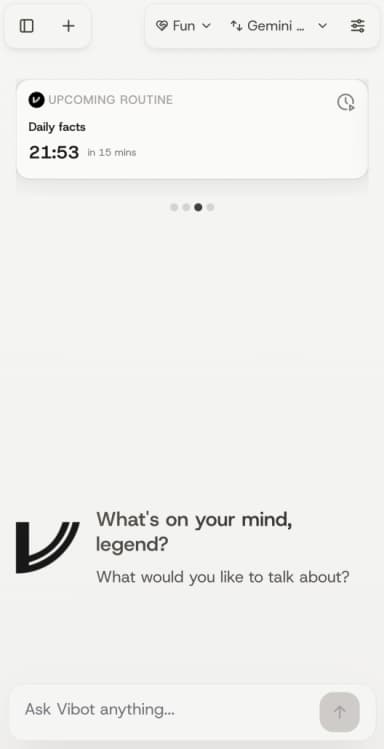 Vibot Home screenshot